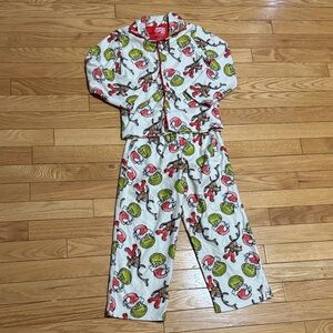 Kids Grinch and Max PJ set